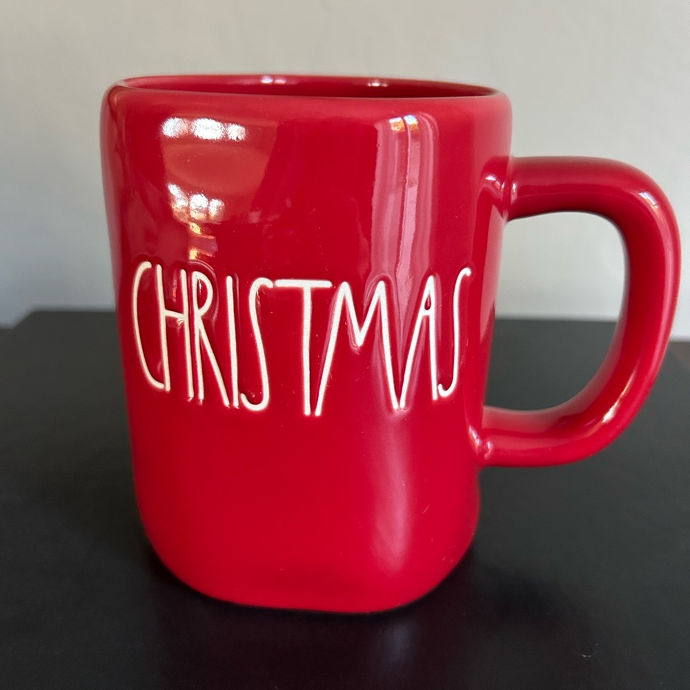 Rae Dunn Red Christmas Mug